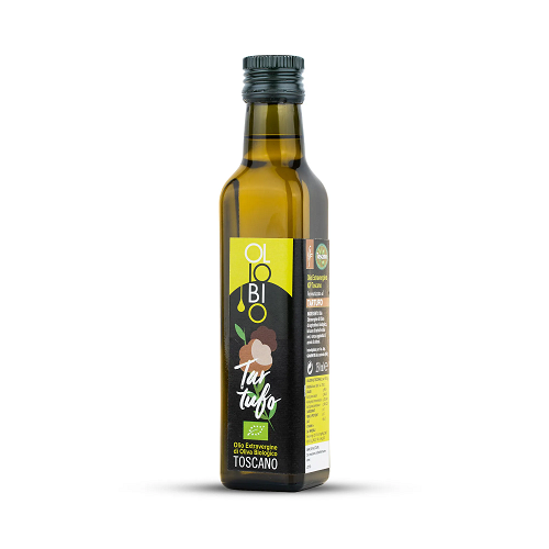 Biologische olijfolie met truffel-Organic olive oil with truffel