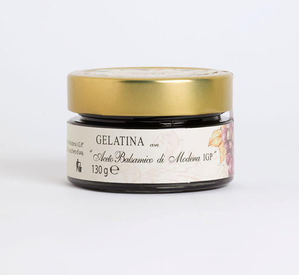 Gelei van Balsamico Azijn-Jelly of Balsamic Vinegar