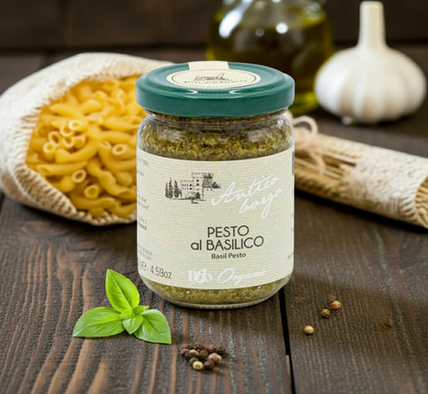 biologische pesto van basilicum-organic pesto of basil