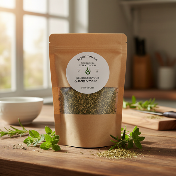 pakje 20g Kruidenmix voor Groenten-Package herb mix for vegetables
