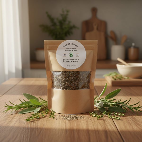 zakje 20g Kruidenmix voor rode vlees-package 20g Herbs mix for red meat