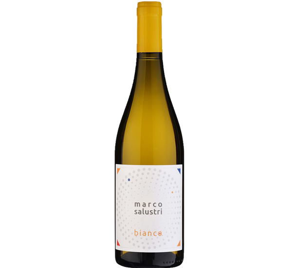 Fles 750ml witte wijn trebbiano MSalustri-bottle 750ml white wine trebbiano MSalustri